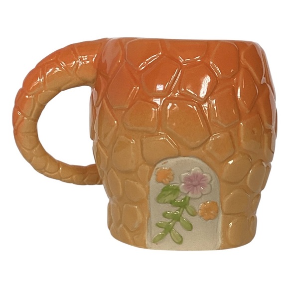 Boston Warehouse 3D Figural Novelty Giraffe Stoneware Coffee Mug Orange Yellow - Picture 2 of 12